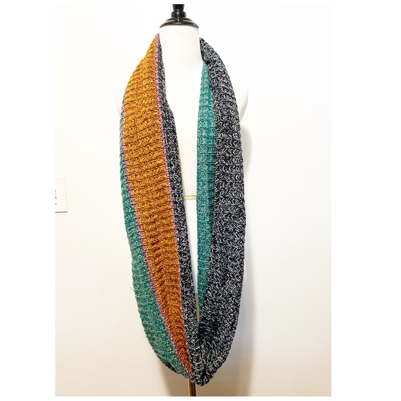 Multicolored Infinity Scarf - Picture 2 of 2